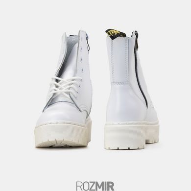 Ботинки Dr. Martens Jadon Platform Leather White без меха