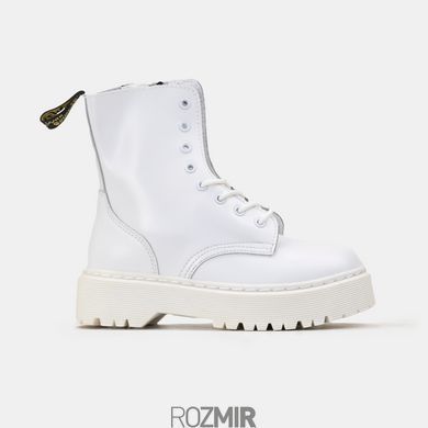 Ботинки Dr. Martens Jadon Platform Leather White без меха