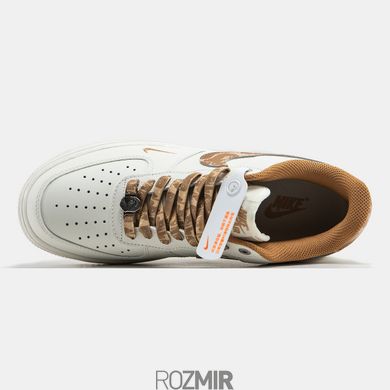 Кросівки Nike Air Force 1 Low x BAPE "White/Brown"