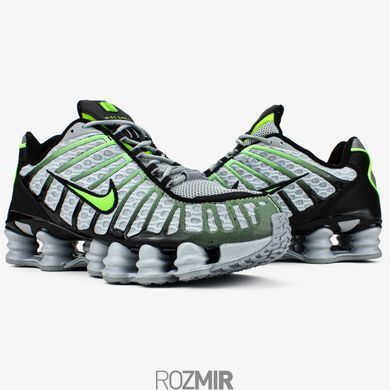 Кросівки Nike Shox TL Wolf Grey Lime Blast