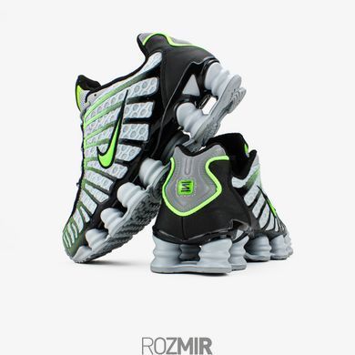 Кросівки Nike Shox TL Wolf Grey Lime Blast