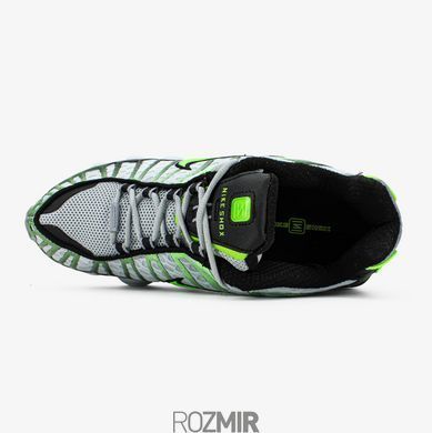 Кросівки Nike Shox TL Wolf Grey Lime Blast