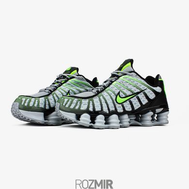 Кросівки Nike Shox TL Wolf Grey Lime Blast