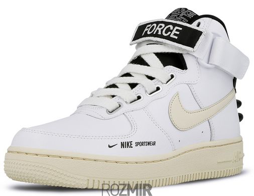 Кроссовки Nike Air Force 1 High Utility "White / Light Cream"