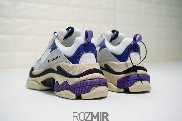Жіночі кросівки Balenciaga Triple S "Violet / Purple/ White"