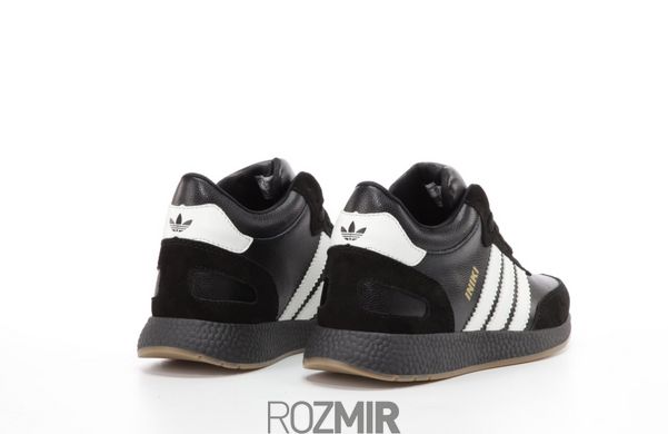 Зимние кроссовки adidas Iniki Winter "Black/White-Gum" с мехом