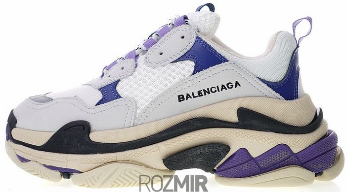 Жіночі кросівки Balenciaga Triple S "Violet / Purple/ White"