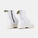 Ботинки Dr. Martens Jadon Platform Leather White без меха