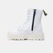 Ботинки Dr. Martens Jadon Platform Leather White без меха