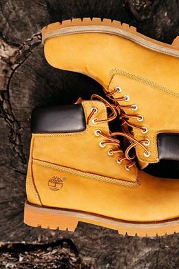 Зимові черевики Timberland 6 Inch Premium Waterproof Boots "Wheat Nubuck" з хутром