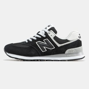 Кросівки New Balance 574 "Black/White-Grey"