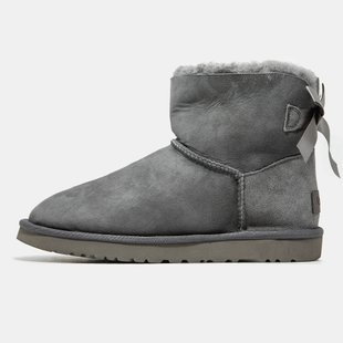 Жіночі уггі UGG Mini Bailey Bow II "Grey"