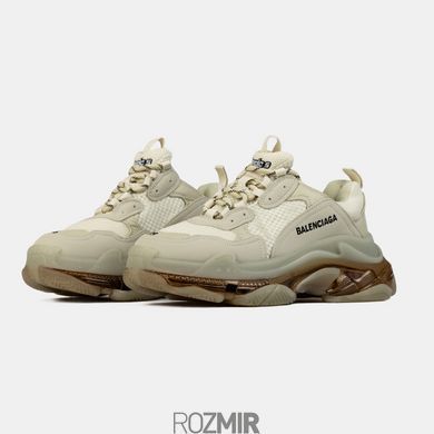 Кроссовки Balenciaga Triple S Clear Sole "Crystal Beige"
