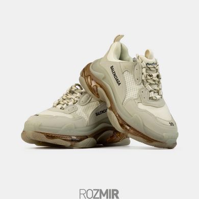 Кроссовки Balenciaga Triple S Clear Sole "Crystal Beige"