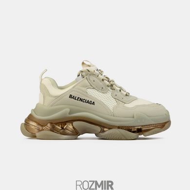 Кроссовки Balenciaga Triple S Clear Sole "Crystal Beige"