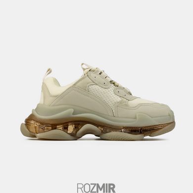 Кроссовки Balenciaga Triple S Clear Sole "Crystal Beige"