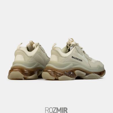Кроссовки Balenciaga Triple S Clear Sole "Crystal Beige"