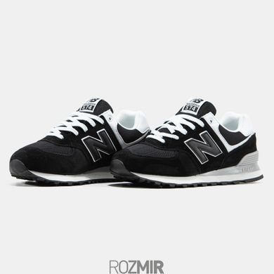 Кросівки New Balance 574 "Black/White-Grey"