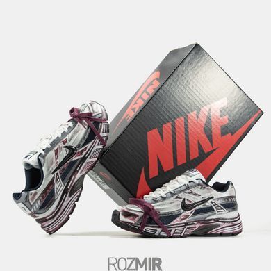 Мужские кроссовки Nike Initiator "White/Black/Gray/Burgundy/Dirty"
