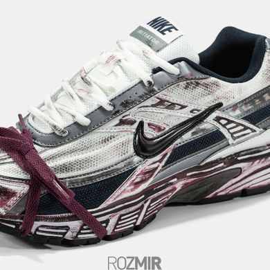Мужские кроссовки Nike Initiator "White/Black/Gray/Burgundy/Dirty"