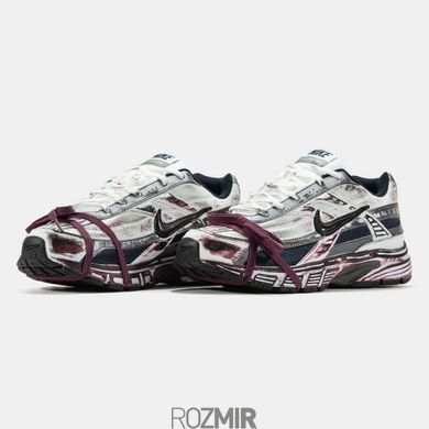Мужские кроссовки Nike Initiator "White/Black/Gray/Burgundy/Dirty"