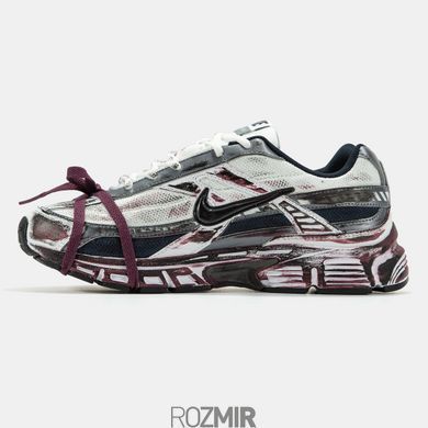 Мужские кроссовки Nike Initiator "White/Black/Gray/Burgundy/Dirty"