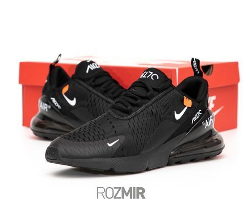 Мужские кроссовки OFF-White x Nike Air Max 270 "Black"