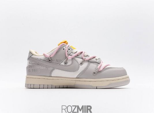 Кросівки Off-White x Nike Dunk Low 'Lot 09 of 50'