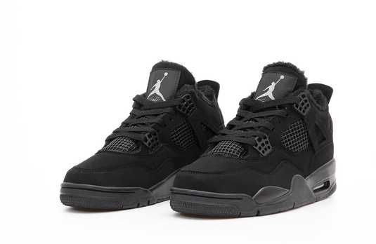 Зимние мужские кроссовки Air Jordan 4 Retro Winter Black Cat