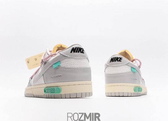 Кроссовки Off-White x Nike Dunk Low 'Lot 09 of 50'