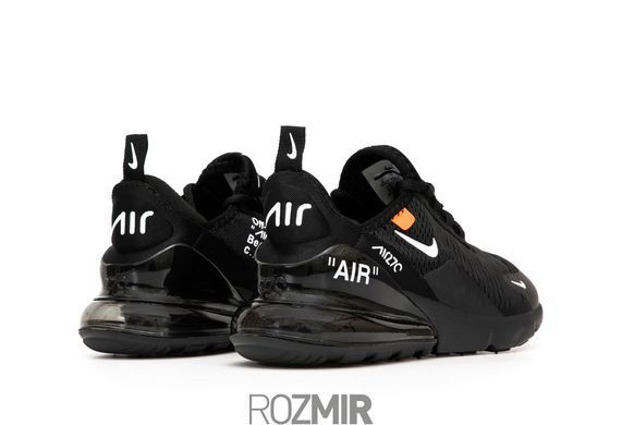 Мужские кроссовки OFF-White x Nike Air Max 270 "Black"