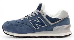 Зимние кроссовки New Balance 574 Winter "Navy Blue" с мехом