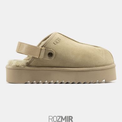 UGG Lanah Clog Platform Slipper Beige