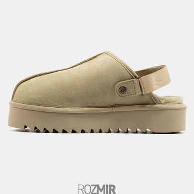 UGG Lanah Clog Platform Slipper Beige