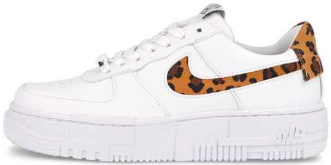 nike air force 1 white leopard print