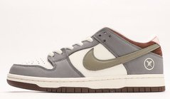 Кросівки Nike Dunk Low "Grey/White-Brown"