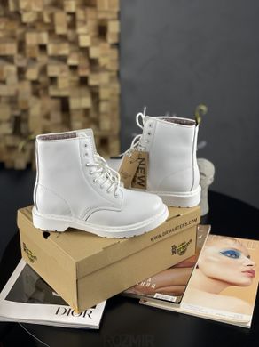 Зимние ботинки Dr. Martens 1460 White с мехом