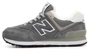 Зимние кроссовки New Balance 574 Winter "Grey" с мехом