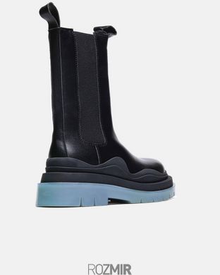 Черевики Bottega Veneta Veneta Tire Boots "Black/Blue"