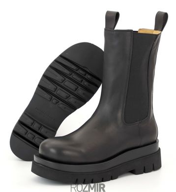 Черевики Bottega Veneta Lug Boots "Black"