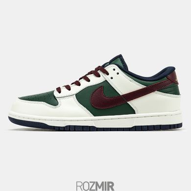 Кросівки Nike SB Dunk Low White/Green-Brown