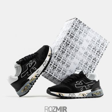Кросівки Premiata Mick "Black/White-Grey"