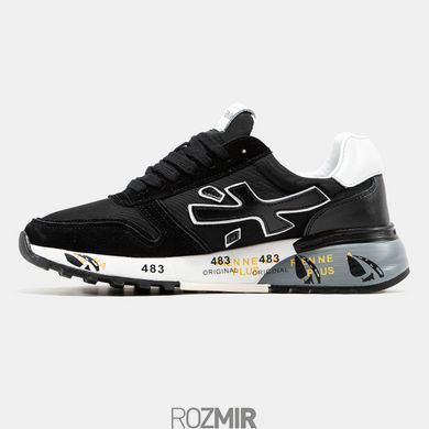 Кросівки Premiata Mick "Black/White-Grey"