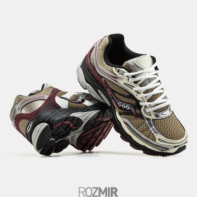 Saucony ProGrid Omni 9 Tan Maroon