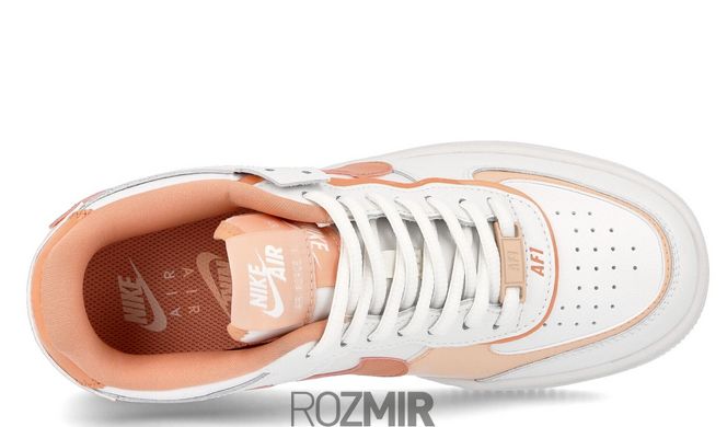 Жіночі кросівки Nike Air Force 1 Shadow "Summit White / Pink Quartz - Washed Coral" CJ1641-101