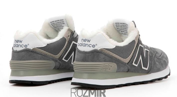 Зимние кроссовки New Balance 574 Winter "Grey" с мехом