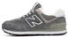 Зимові кросівки New Balance 574 Winter "Grey" з хутром