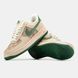 Кроссовки Gucci x Nike Air Force 1 Low Light Brown/Green