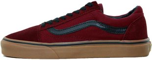 Зимние кеды Vans Old Skool Winter "Bordo/Black" с мехом