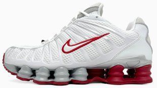 Кросівки Nike Shox TL White/Red